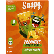 Isglass Triangle Freeze Pops Citrus Fruits 8-p 560ml Sappy.