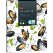 Blåmusslor Fryst 450g ICA.