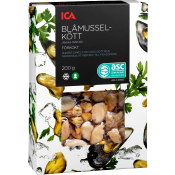 Blåmusselkött Fryst 200g ICA.