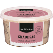 Gräddsås 230ml ICA Selection.