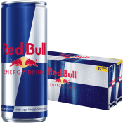 Energidryck 12-pack 25cl Red Bull.