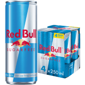 Energidryck Sockerfri 4-p 25cl Red Bull.