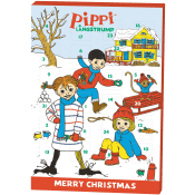 Julkalender Pippi Långstrump 75g Asba.