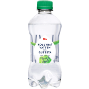 Kolsyrat vatten Päron/Äpple 33cl ICA.