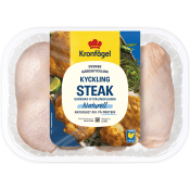 Kycklingsteak Färsk Urbenad Kycklingklubba ca 900g Kronfågel.