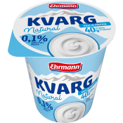 Kvarg Naturell 0,1% 450g Ehrmann.