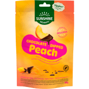 Chokladdoppad torkad frukt Peach Chocolate 100g Dippies Fruit Dips.