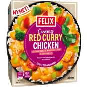 Creamy red curry chicken 380g Felix.