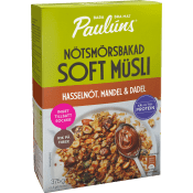 Soft müsli Mandel & dadlar 375g Pauluns.