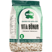 Vita bönor torkade 500g Sevan.