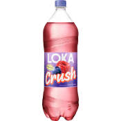 Kolsyrad fruktdryck Skogsbär 1,4l Loka Crush.