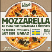 Mozzarellapizza 500g Tony´s pizza.