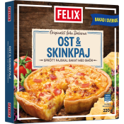 Ost & skinkpaj Fryst 220g Felix.