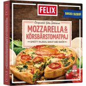 Paj med mozzarella & körsbärstomat 210g Felix.