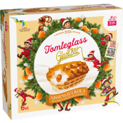 Tomteglass Glassbåt Nissens julkola 6-p SIA Glass.
