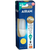 LED Opal C35 E14 470lm (40W) Dimbar Airam.