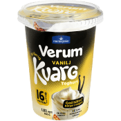Kvargyoghurt Vanilj 1.5% 500g Verum.
