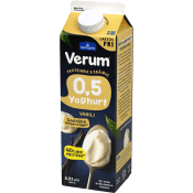Yoghurt Vanilj Laktosfri 0,5% 1000g Verum.