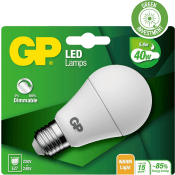 LED Globlampa Classic Dimbar E27 470lm (40W) GP.