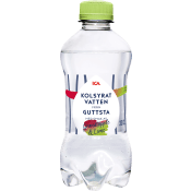 Kolsyrat vatten Granatäpple/Lime 33cl ICA.
