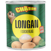Longan i sockerlag 567g Cham.