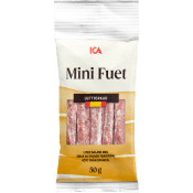 Salami Fuet Snack Sticks Mini 50g ICA.