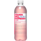 Vitamindryck Zero Raspberry 50cl Vitamin Well.
