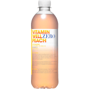 Vitamindryck Zero Peach 50cl Vitamin Well.