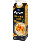 Filmjölk Persika Papaya Mango 3,6% 1000g Verum®.