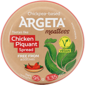 Kikärtspålägg Med Kycklingsmak Het 95g Argeta.