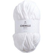 Chenille Maxi 100g White Järbo.