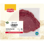 Lövbiff Färsk Skivad ca 400g Scan.