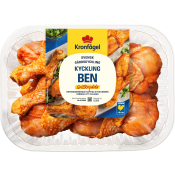 Kycklingben Färska Kryddmarinerade ca 1,8kg Kronfågel.