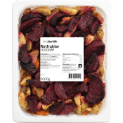 Rostade rotfrukter.