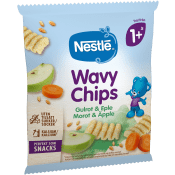 Wavy Chips Morot Äpple 7g 1år Nestlé.