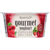 Yoghurt Gourmet Jordgubb Smultron 150g Wapnö.