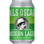 Öl Alkoholfri Modern Lager 0.4% 33cl Nils Oscar.