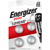 Knappcellsbatteri CR2032 4-p Barnskydd Energizer.