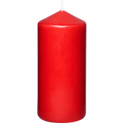 Blockljus Röd H15cm.
