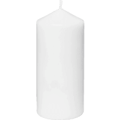 Blockljus vit H15cm ICA.