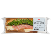 Baguette Salami Brieost 209g ICA.