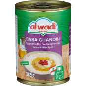 Aubergineröra baba ghanouj 385g Al Wadi.