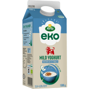 Yoghurt Mild Naturlig fetthalt 3,8-4,5% Ekologisk 1500g Arla Ko®.