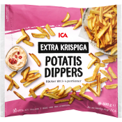 Krispiga potatisdippers 600g ICA.