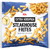 Extra krispiga steakhouse frites 750g ICA.