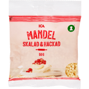 Mandel skalad & hackad 50g ICA.