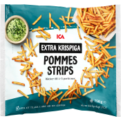 Pommes strips extra krispiga 750g ICA.