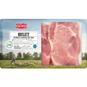 Kotlett Färsk från frigående gris 300g Scan.