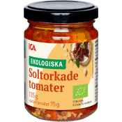 Soltorkade tomater Ekologisk 135g ICA.