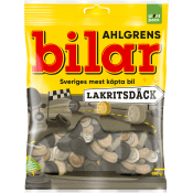 Godis Lakritsdäck 130g Ahlgrens Bilar.